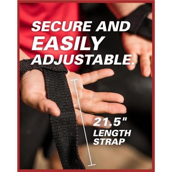 Harbinger Padded Cotton Lifting Straps with NeoTek Cushioned Wrist (Pair) - Picture 4 of 7